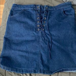Jean skirt